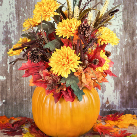 Autumn Term Pumpkin Flower 1